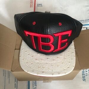 Men’s Rare The Money Team Tmt Floyd Mayweather TBE Black Leather Snapback Hat